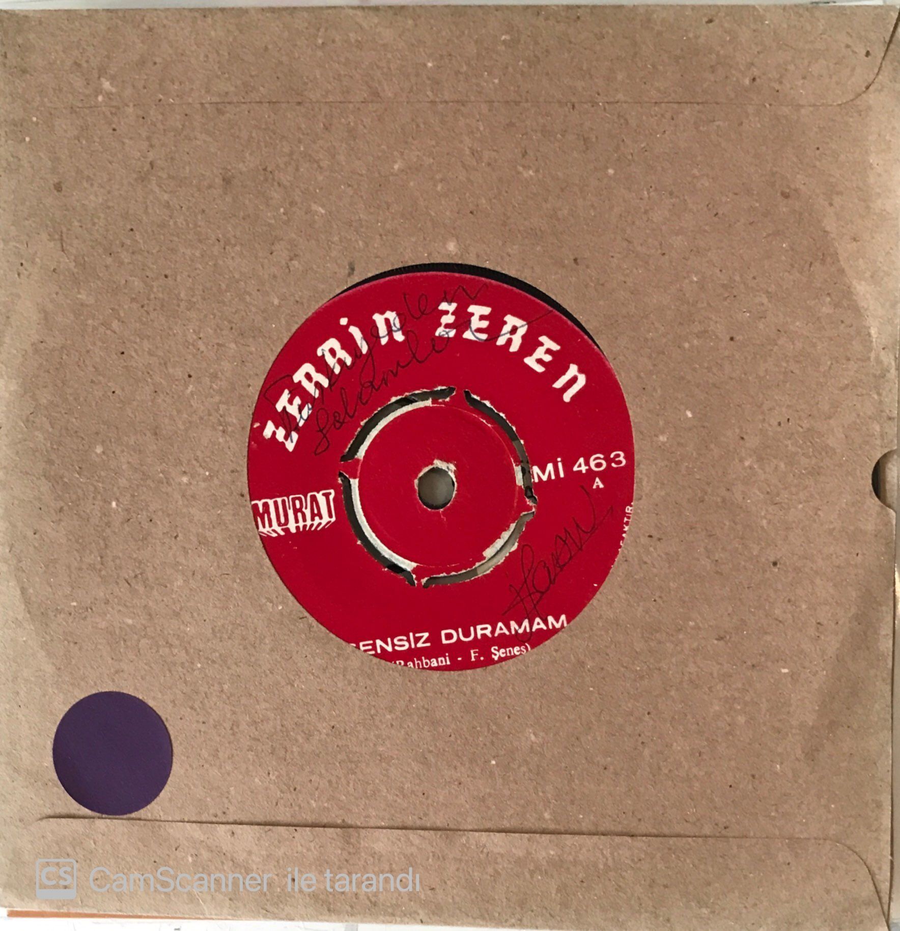 Zerrin Zeren Dinle Sevgilim 45lik