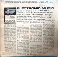 İlhan Mimaroğlu - Electronic Music LP