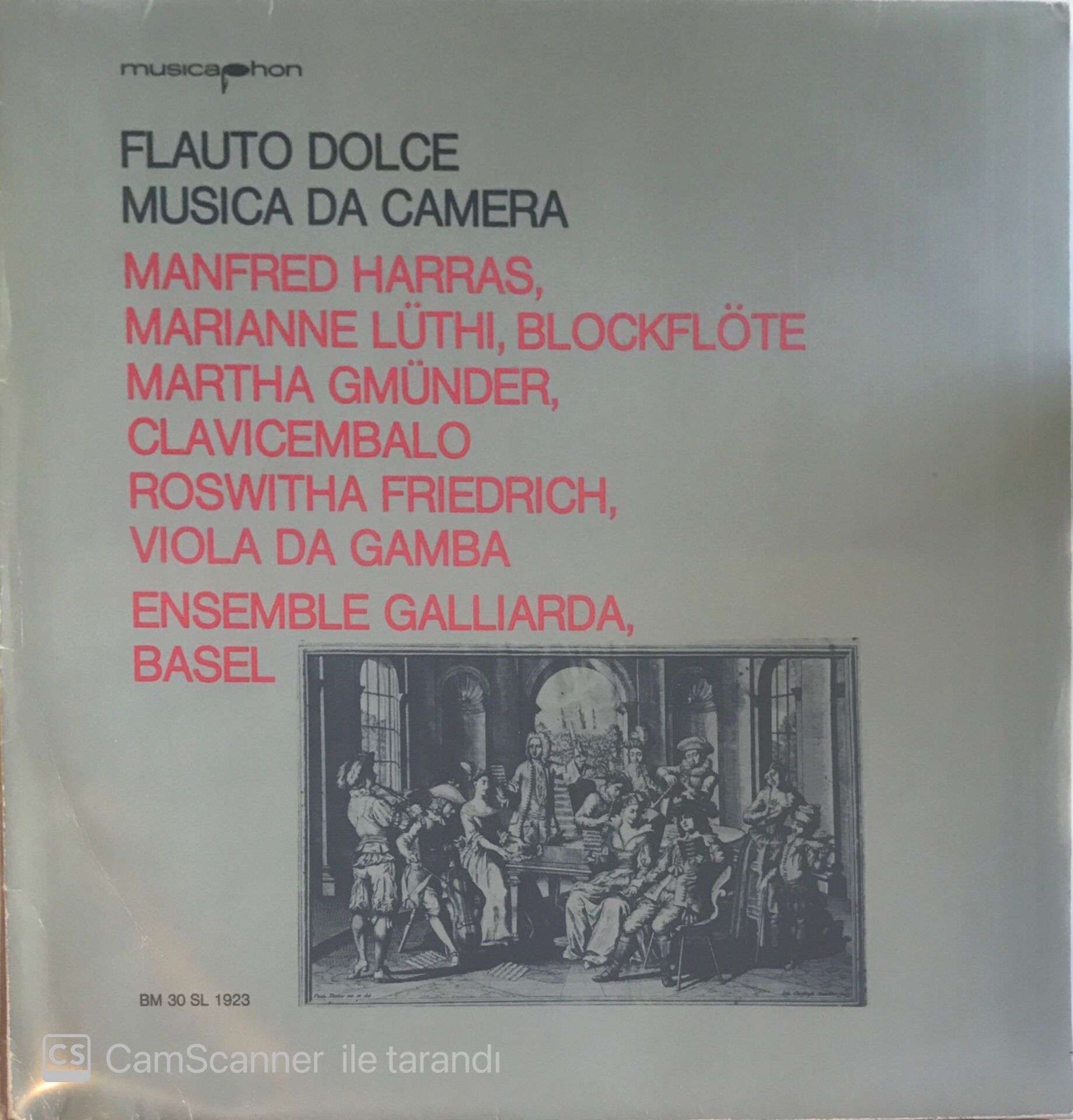 Flauto Dolce - Musica Da Camera LP