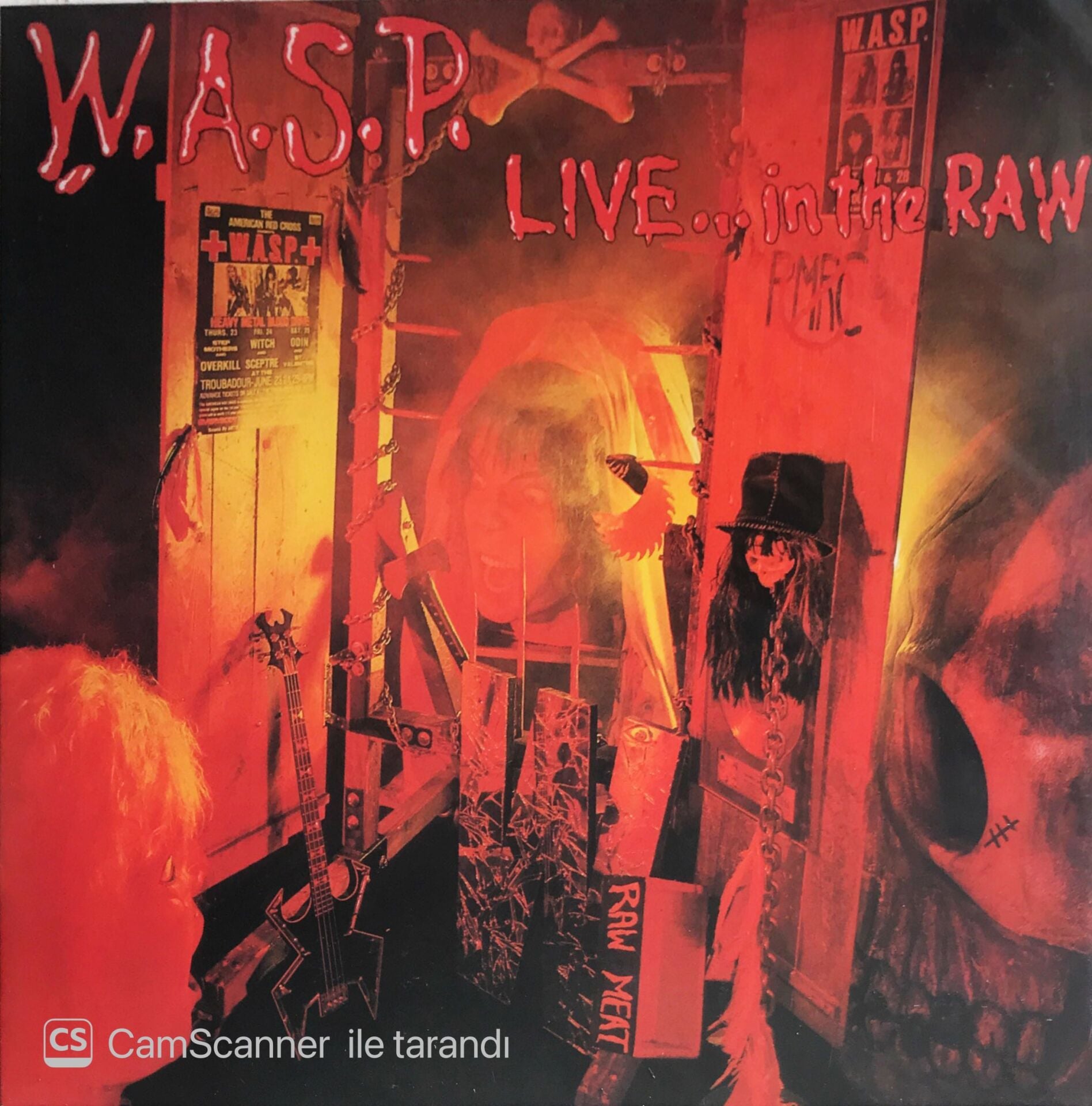 W.A.S.P. - Live...In The Raw - LP