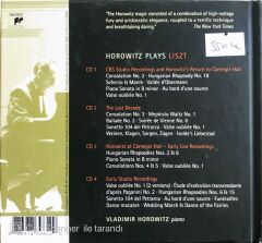 Horowitz Plays Liszt - CD