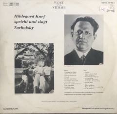 Hildegard Knef Spricht Und Singt LP