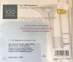 Herbert von Karajan Mozart Requiem CD