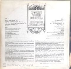 Waylon Jennings / Honky Tonk Heroes LP