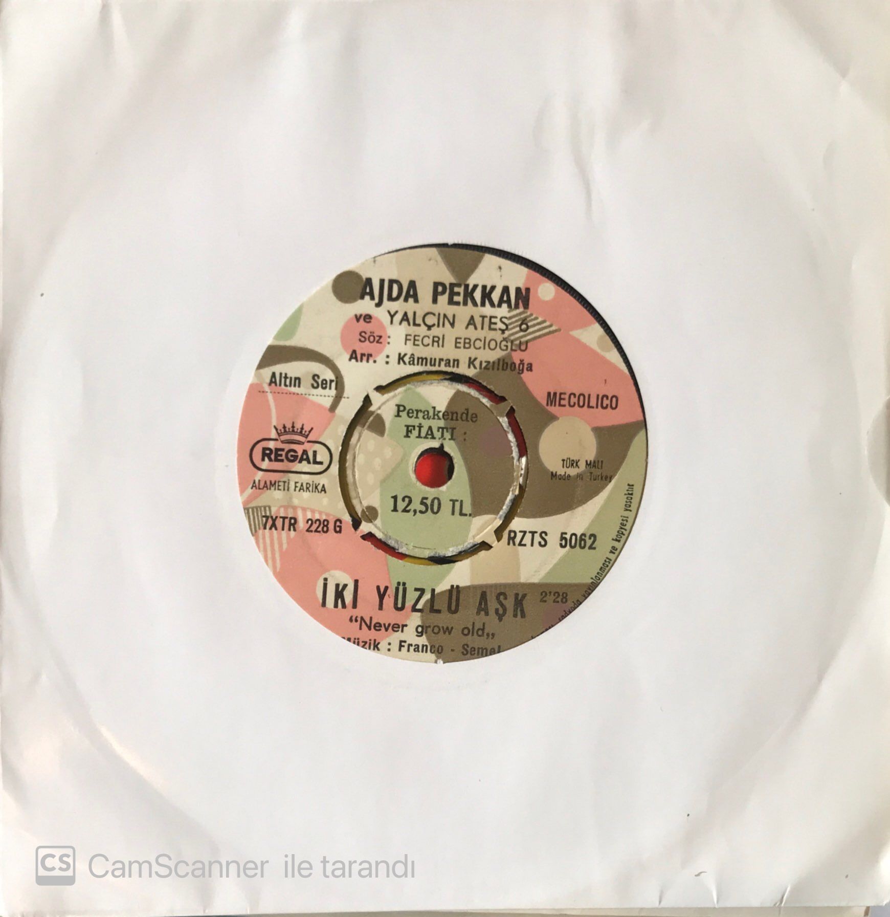 Ajda Pekkan ve Yalçın Ateş - İki Yüzlü Aşk 45lik