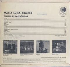 Maria Luisa Romero  Albeniz En Castañuelas LP