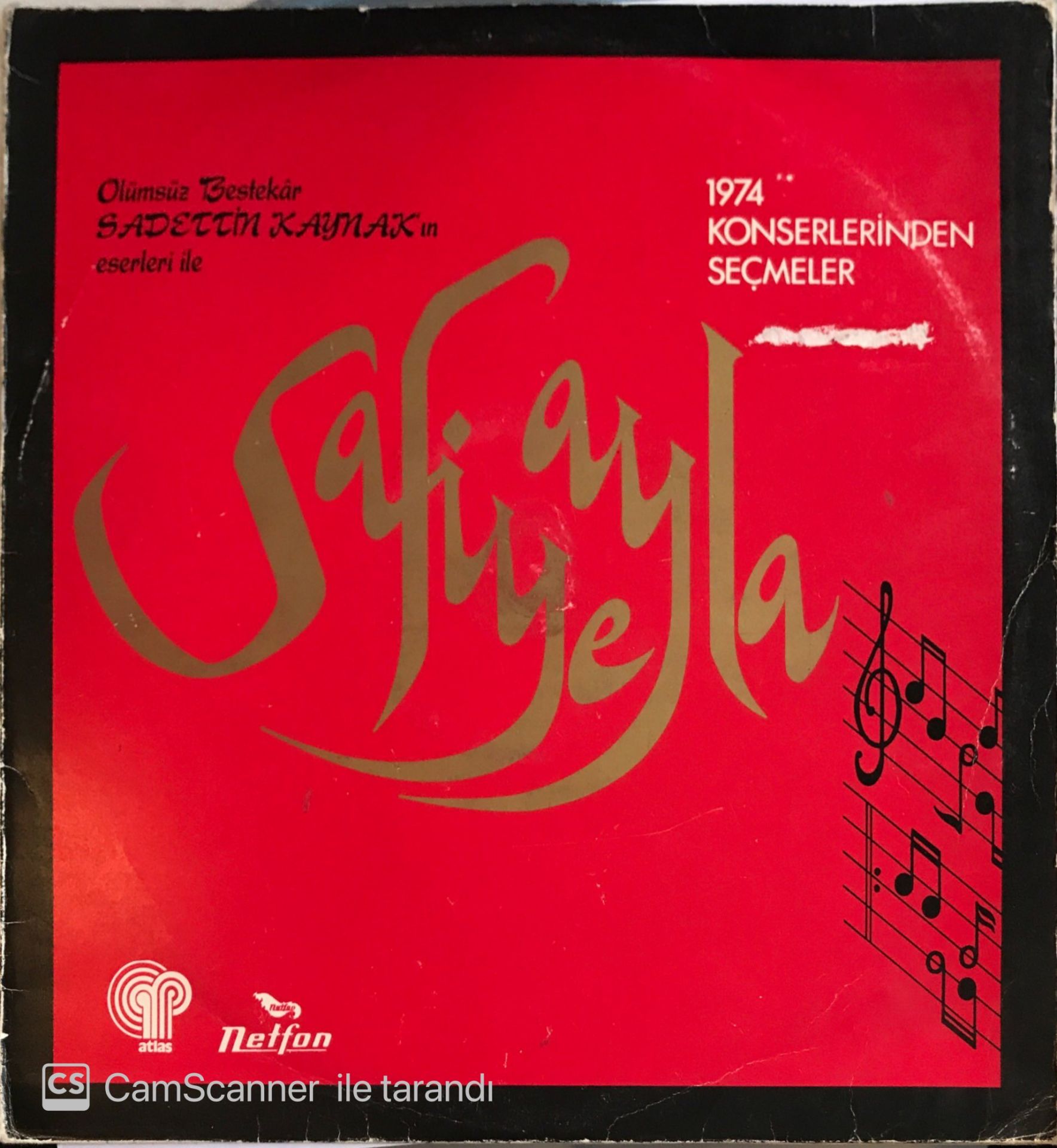 Safiye Ayla 1974 Konserinden Seçmeler LP