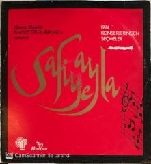 Safiye Ayla 1974 Konserinden Seçmeler LP