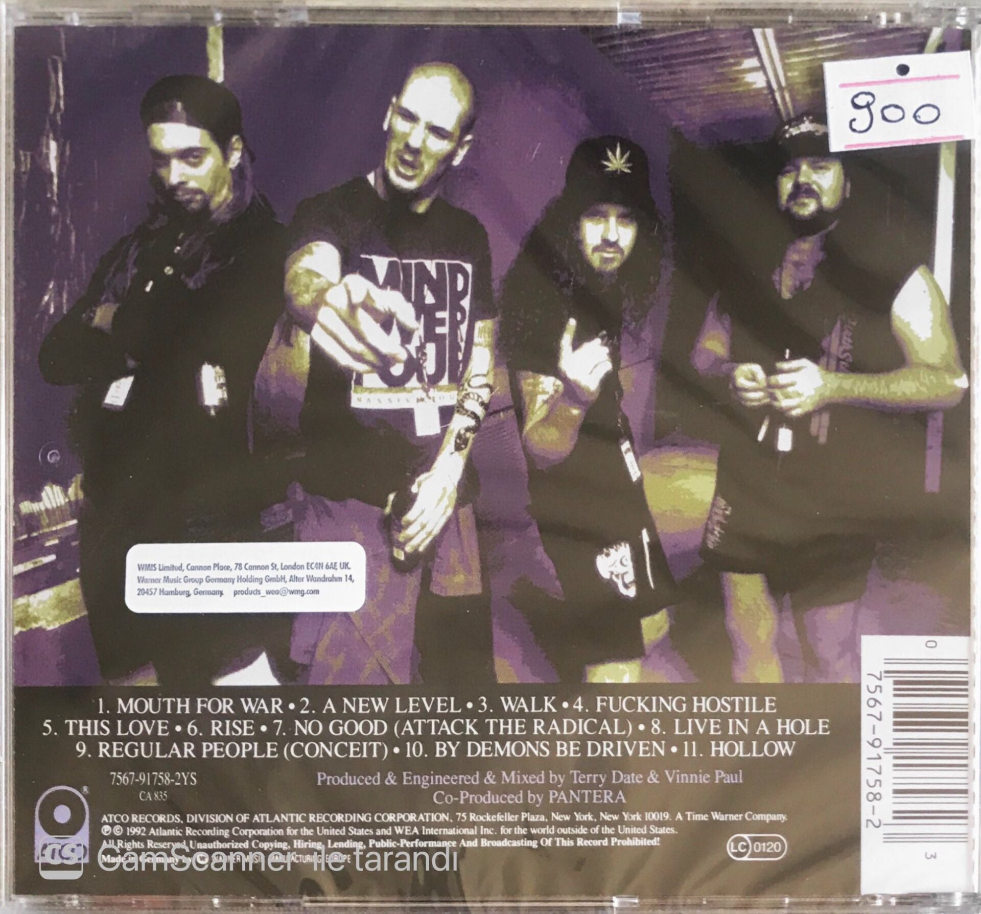 Pantera - Vulgar Display Of Power - CD