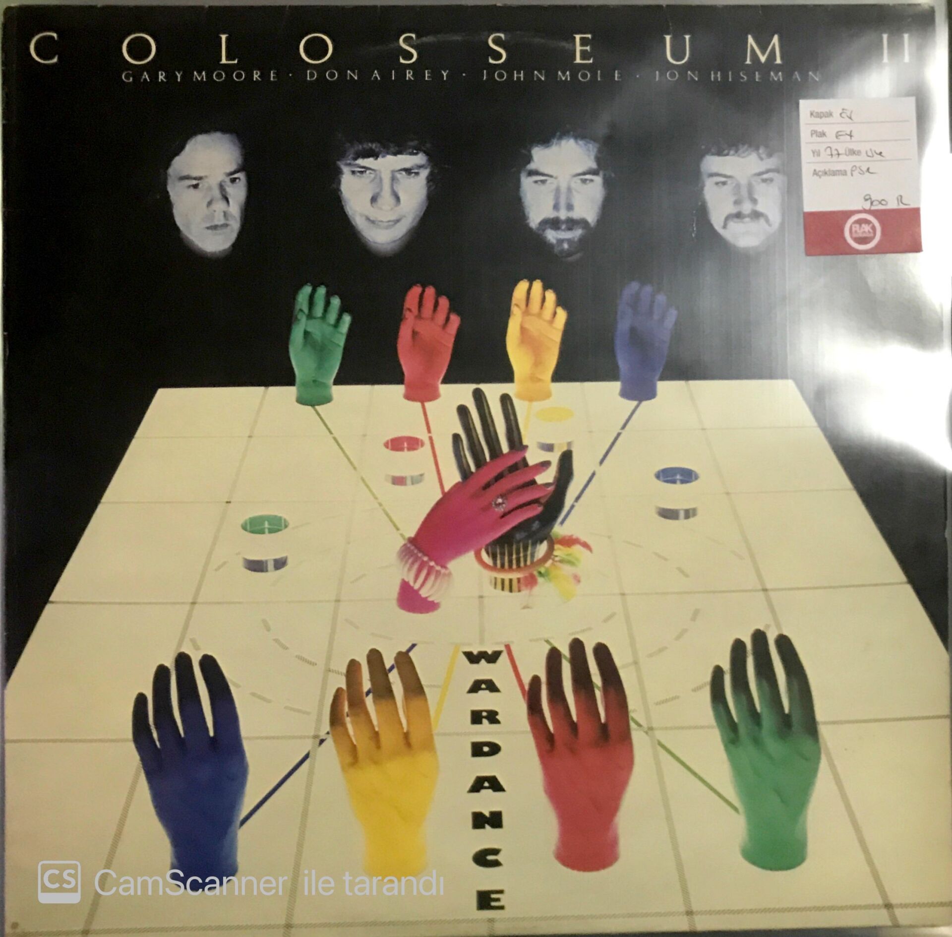 Colosseum II - Gary Moore Don Airey John Mole Jon Hiseman LP