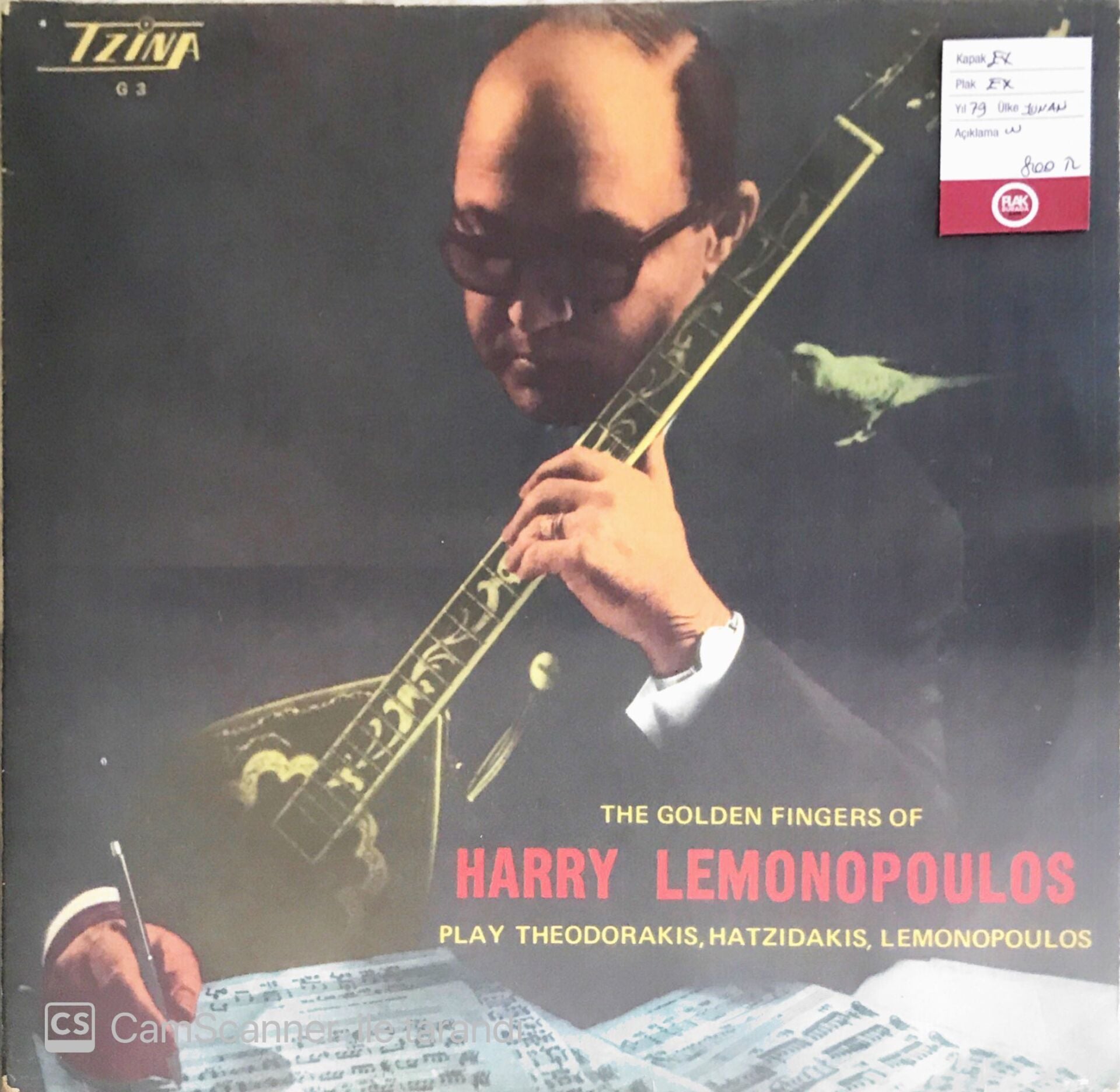 The Golden Fingers Of Harry Lemonopoulos Play Theodorakis-Hatzidakis-Lemonopolulos - LP