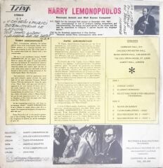 The Golden Fingers Of Harry Lemonopoulos Play Theodorakis-Hatzidakis-Lemonopolulos - LP