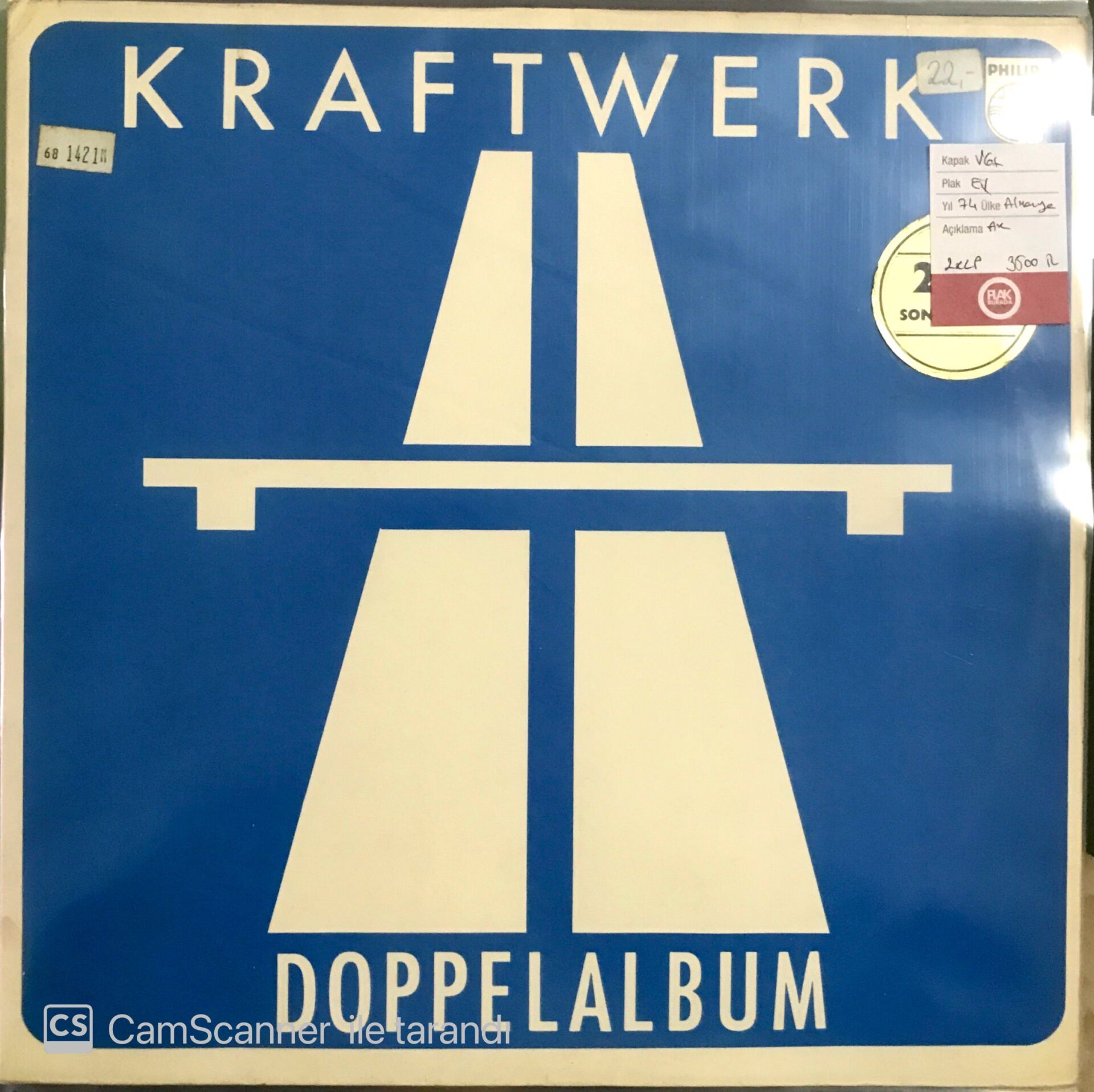 Kraftwerk - Autobahn Doppel Album (Double LP) LP