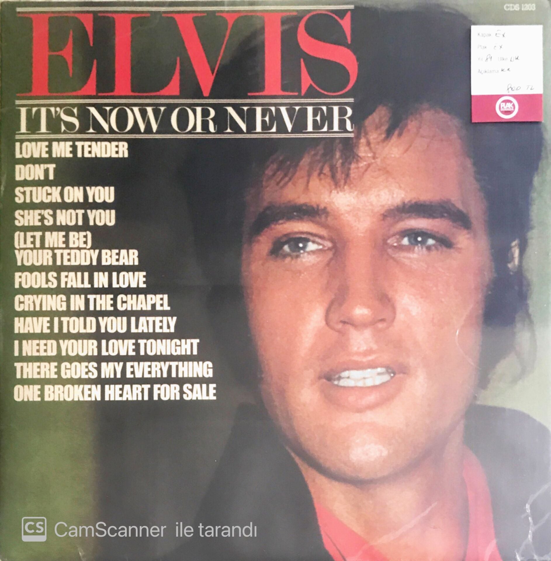 Elvis Presley - It's Now Or Never - LP