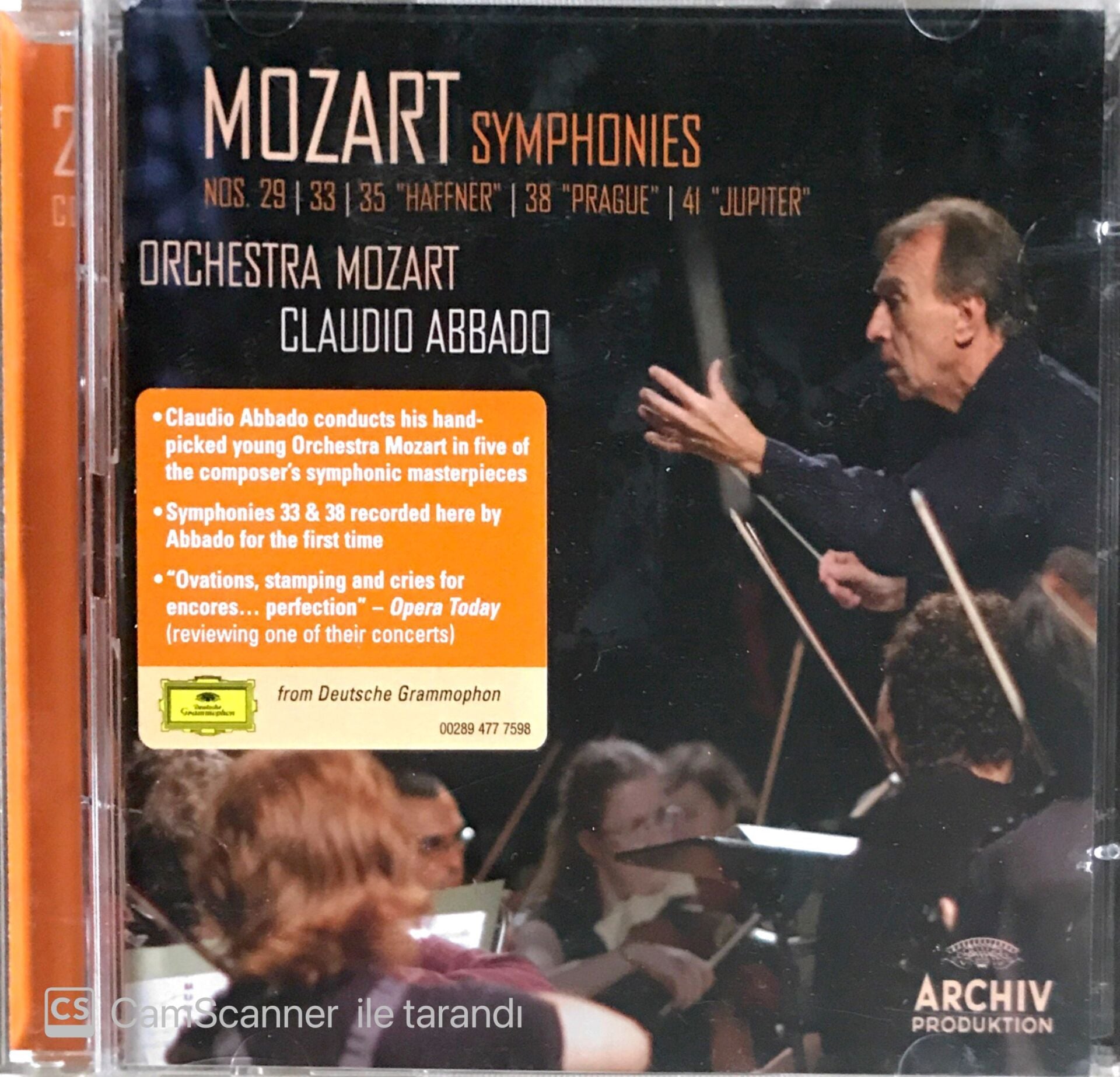 Mozart Symphonies - Orchestra Mozart / Claudio Abbado -  CD