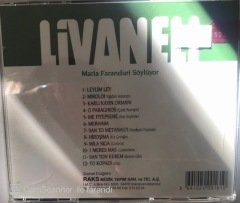 Livaneli MariaFaranduri Söylüyor Seçme Eserler 2 CD