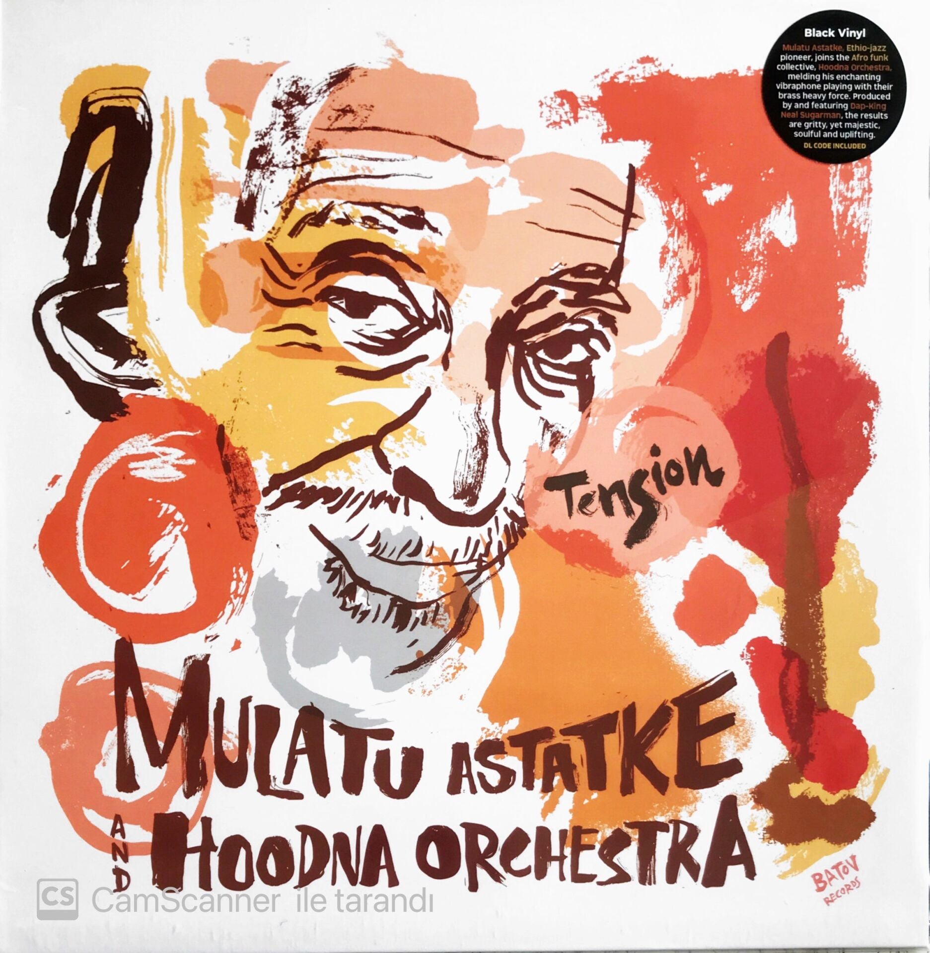 Mulatu Astatke and Hoodna Orchestra  - Tension LP
