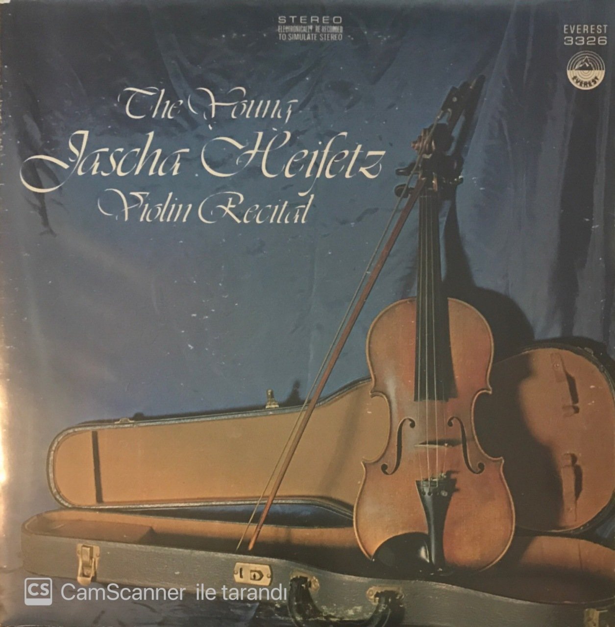 The Young Jascha Heifetz Violin Recital LP