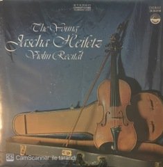 The Young Jascha Heifetz Violin Recital LP