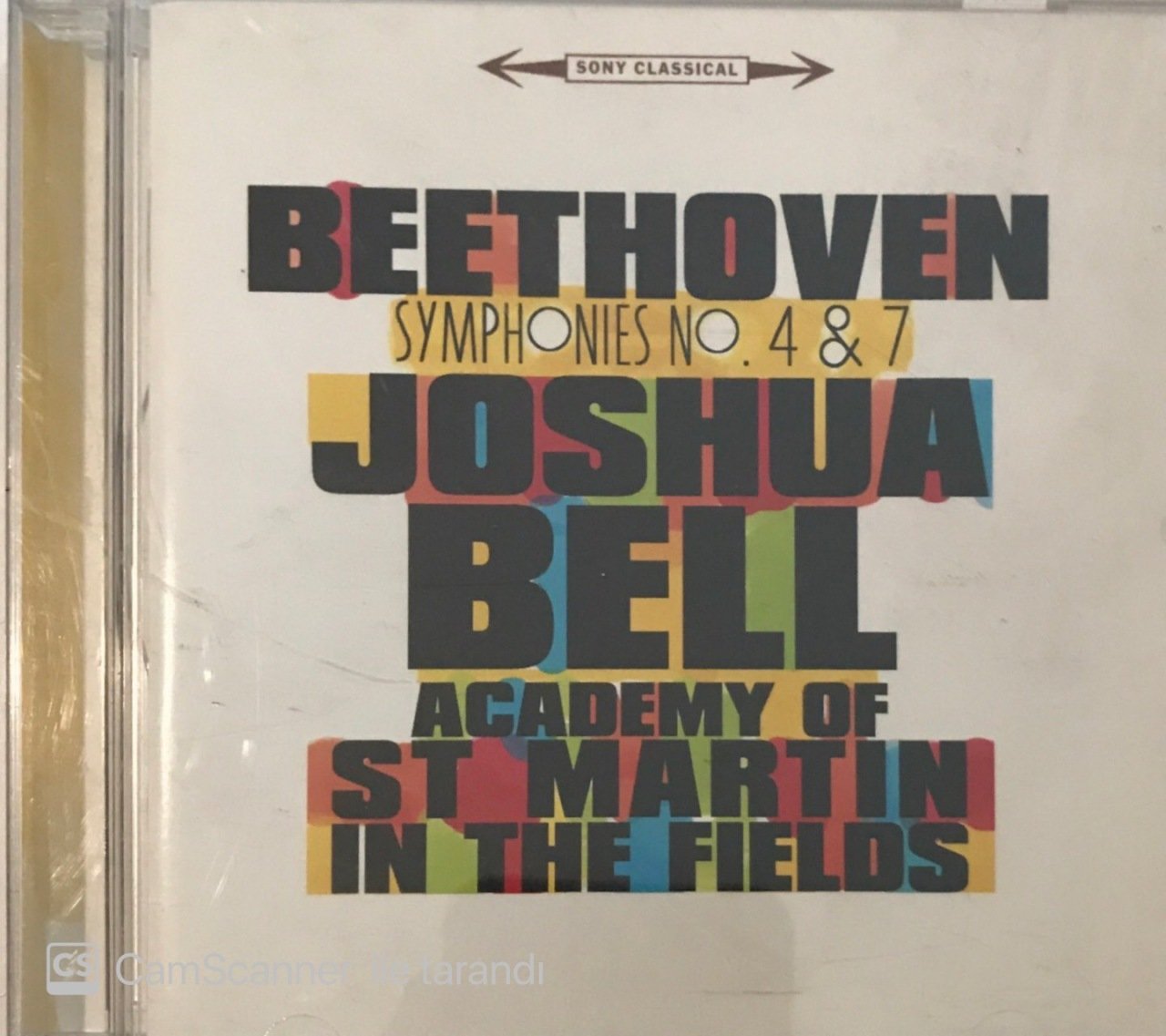 Beethoven Symphonies No. 4 & 7 Joshua Bell Academy Of St. Martin In The Fields CD