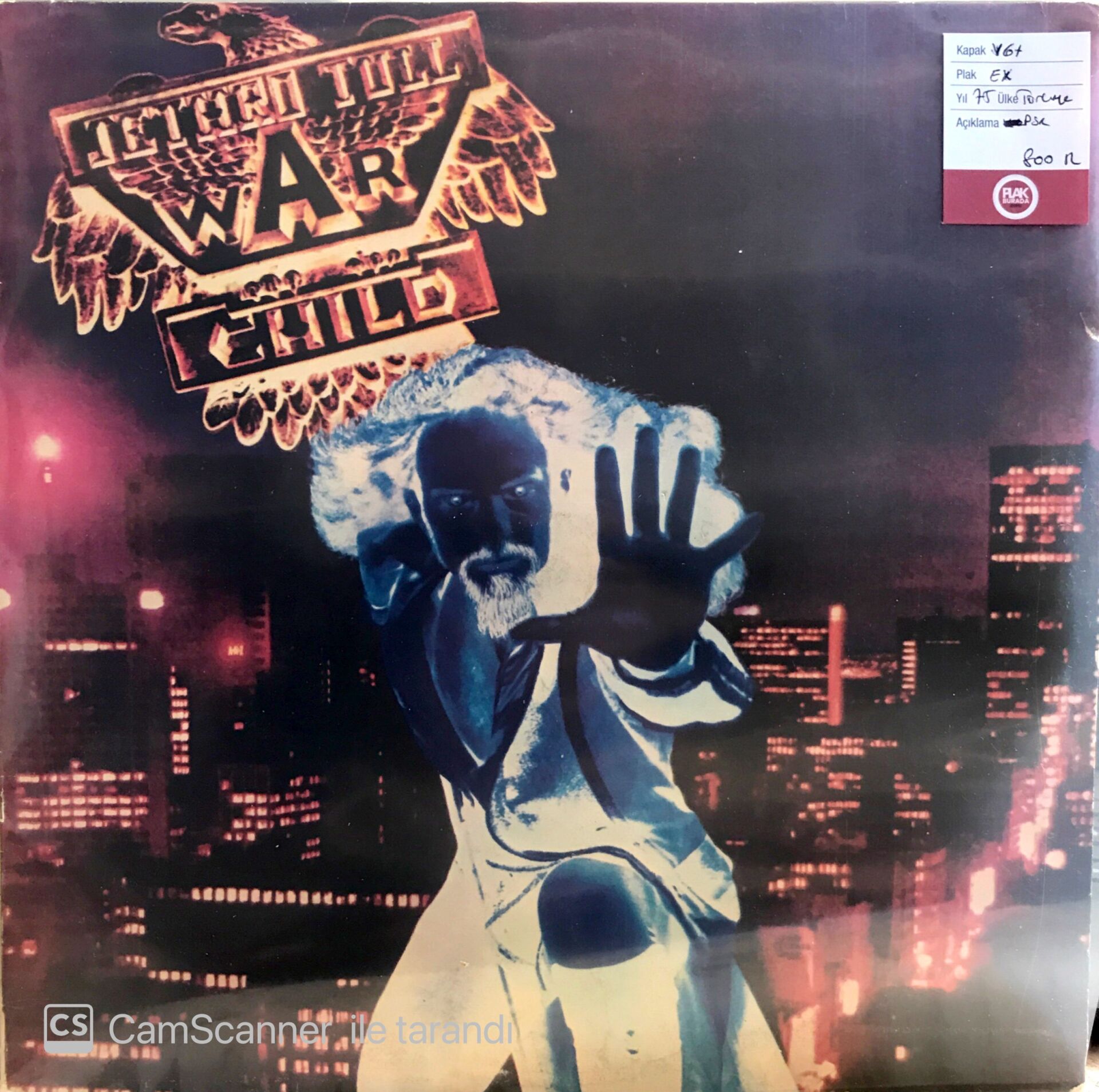 Jethro Tull War Child LP