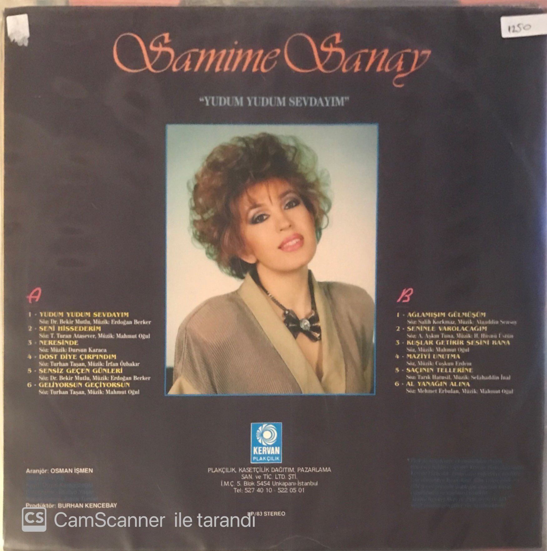 Samime Sanay - Yudum Yudum Sevdayım LP Plak Satın Al