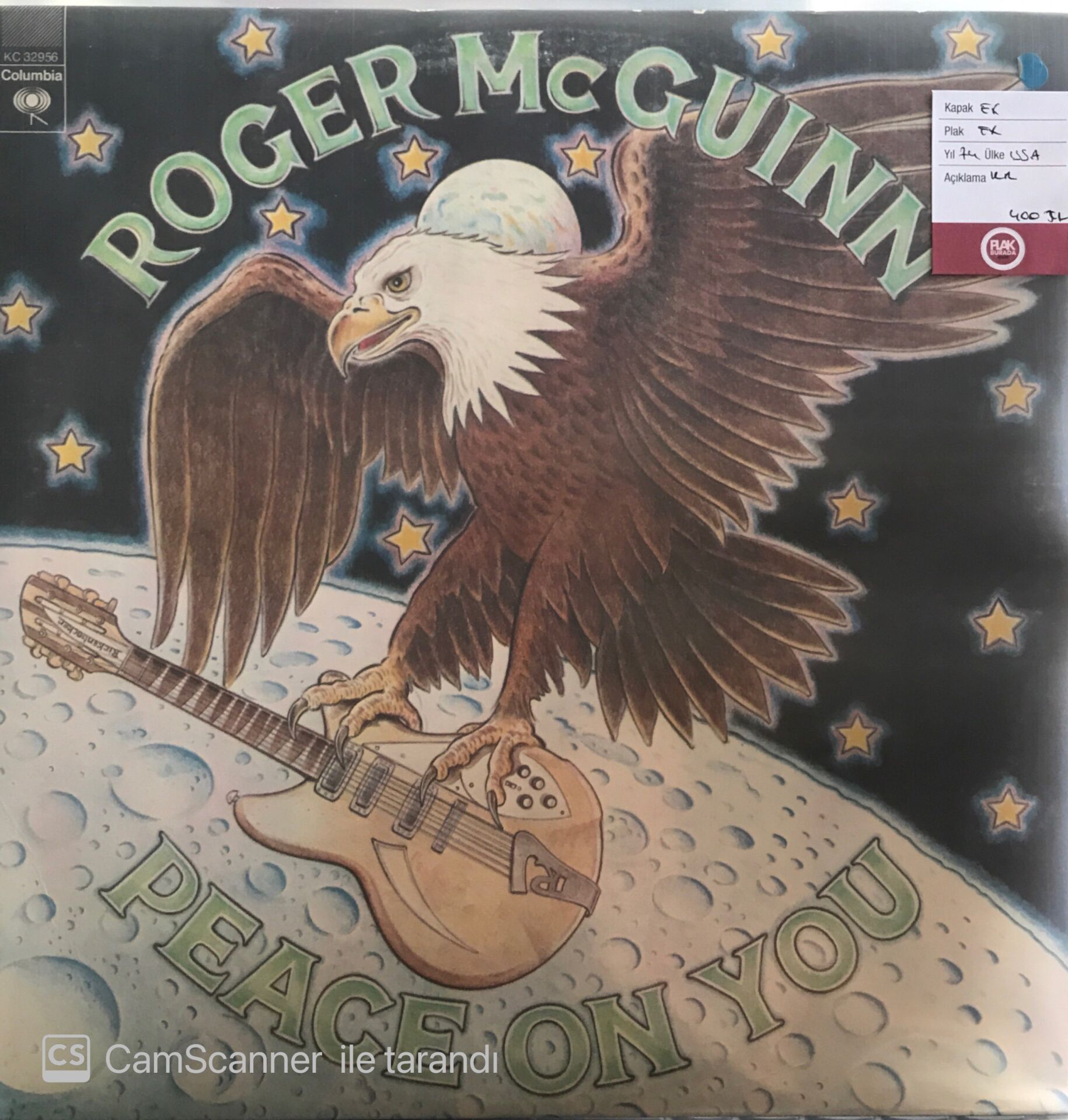 Roger McGuinn Peace On You LP