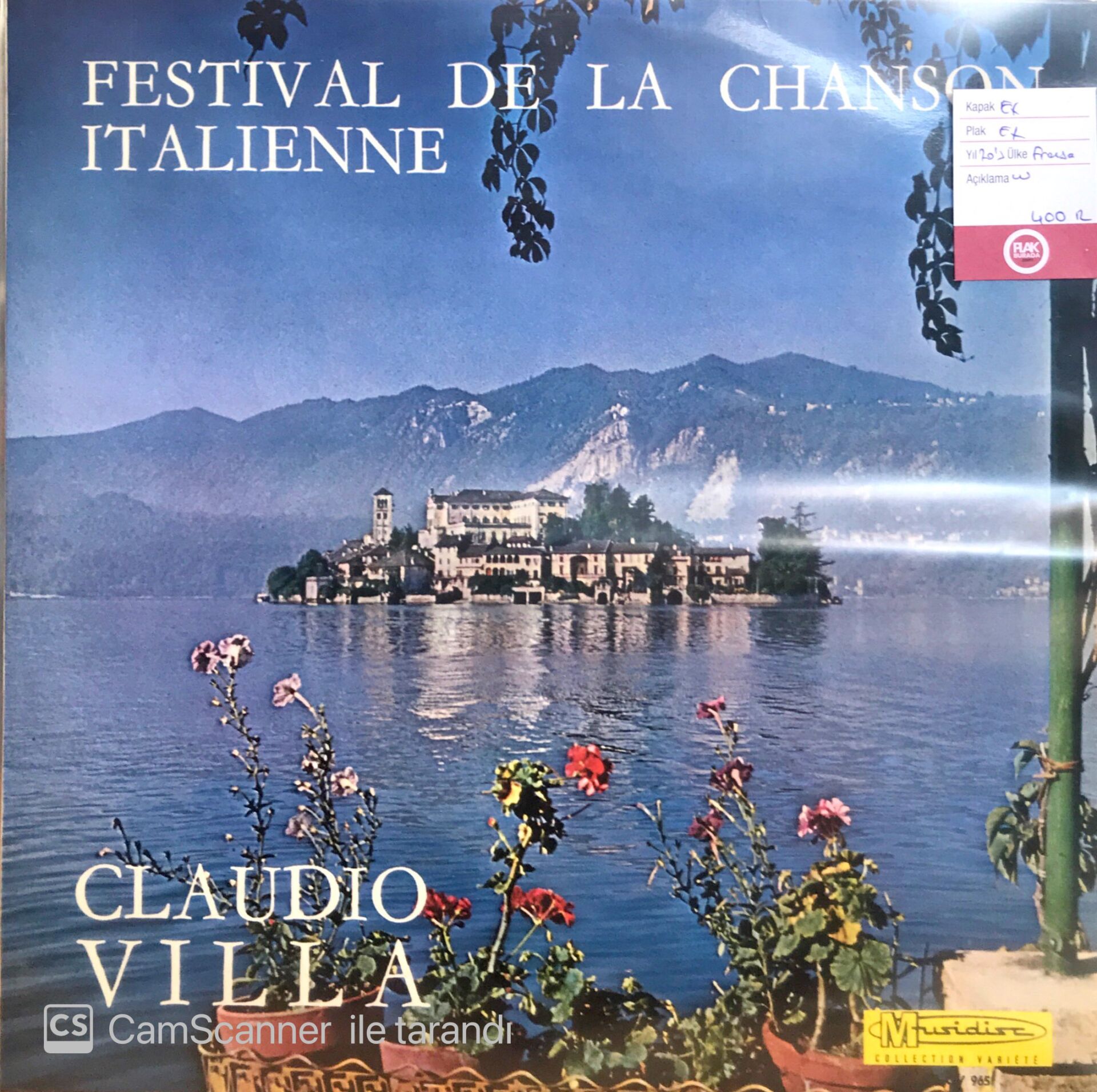 Festival De La Chanson Italienne LP