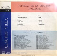 Festival De La Chanson Italienne LP