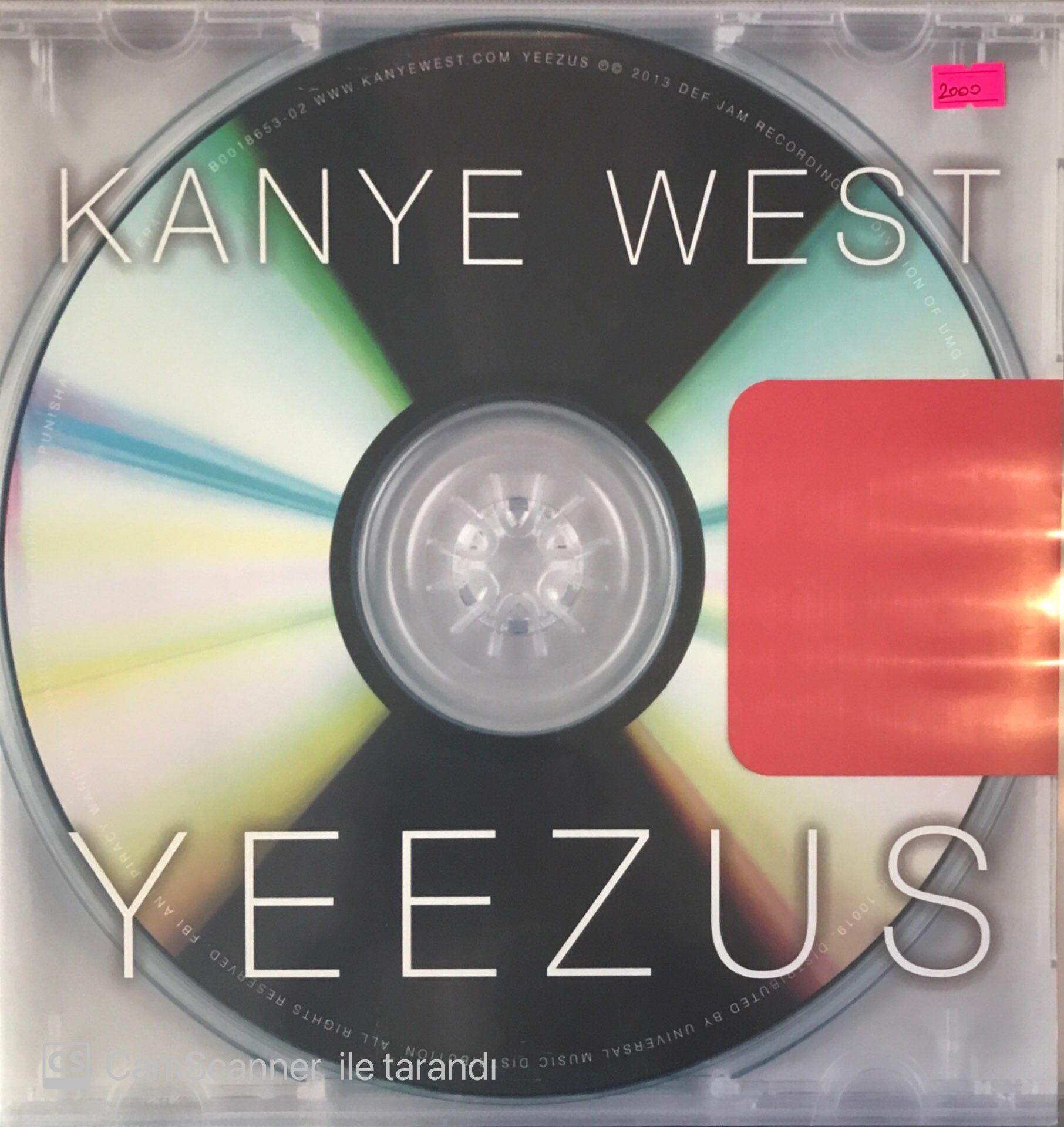 Kanye West - Yeezus Renkli LP