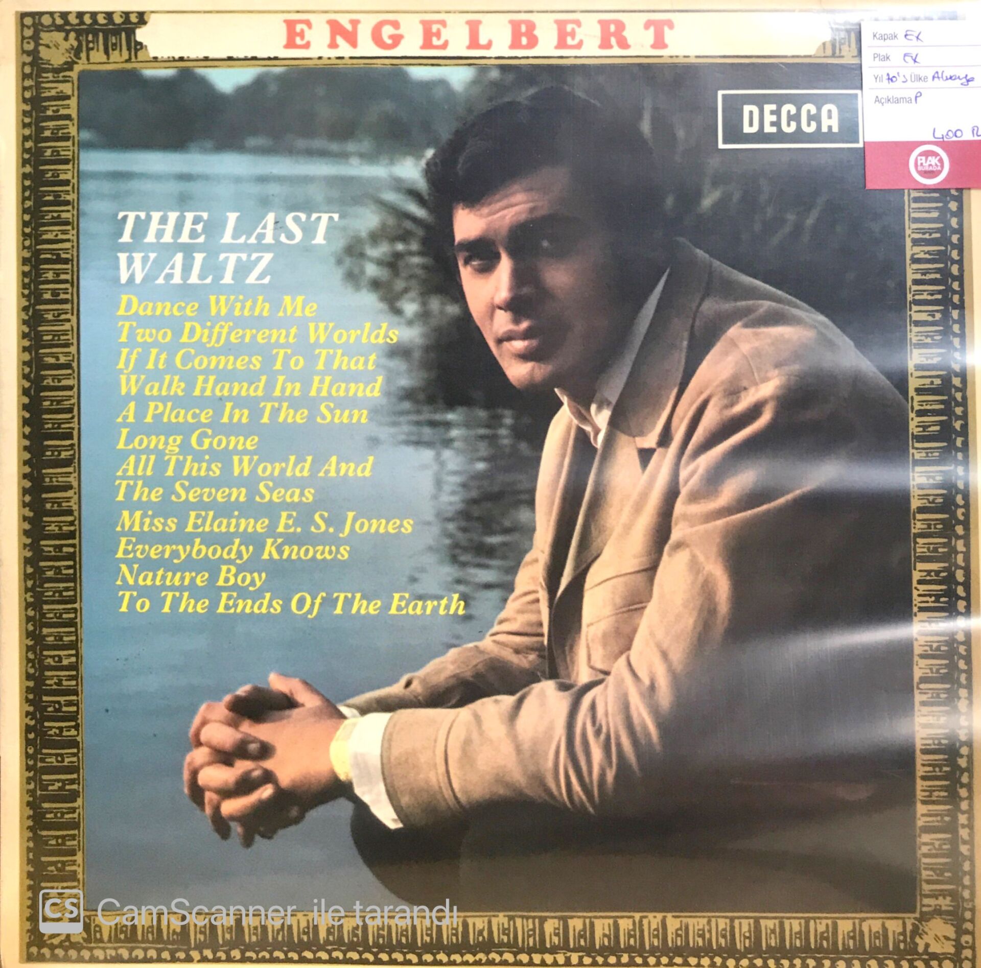 The Last Waltz / Engelbert Humperdinck LP