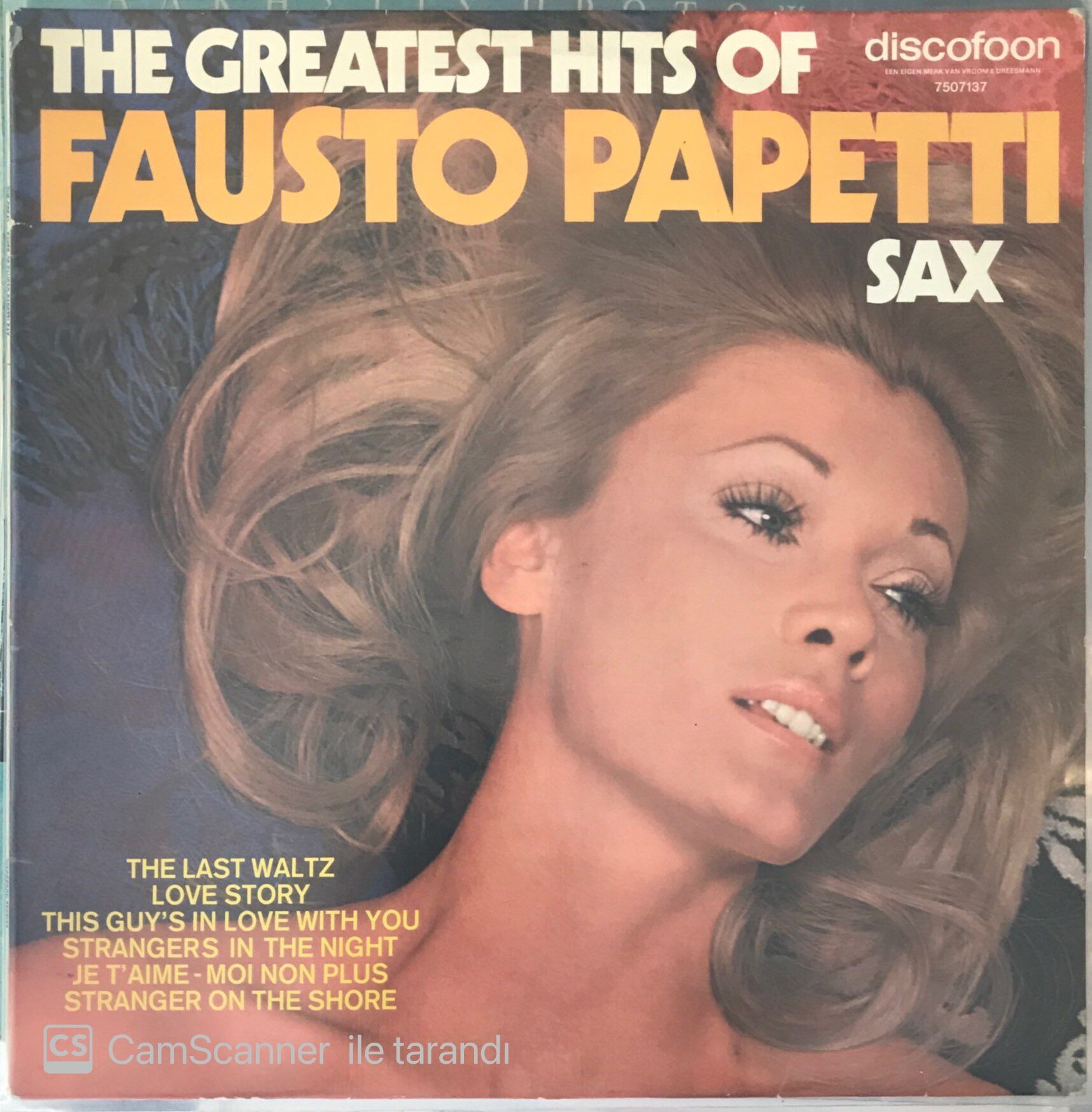Fausto Papetti Sax The Greatest Hits Of LP
