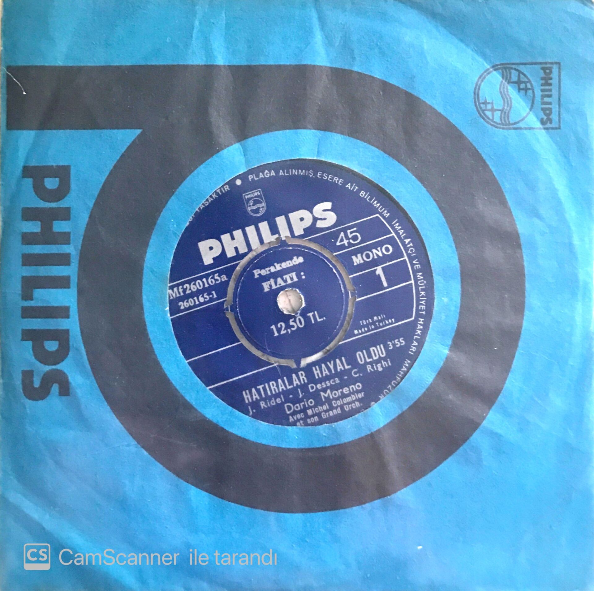 Dario Moreno Hatıralar Hayal Oldu 45lik