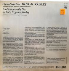 Kutsi Erguner - Unesco Collection Musical Sources Meditation on the Ney LP