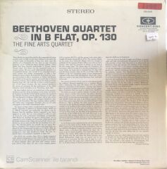 Beethoven Quartet In B Flat - Opus 130 Fine Arts Quartet LP