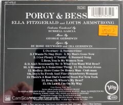 Ella Fitzgerald Louis Armstrong Porgy & Bees CD