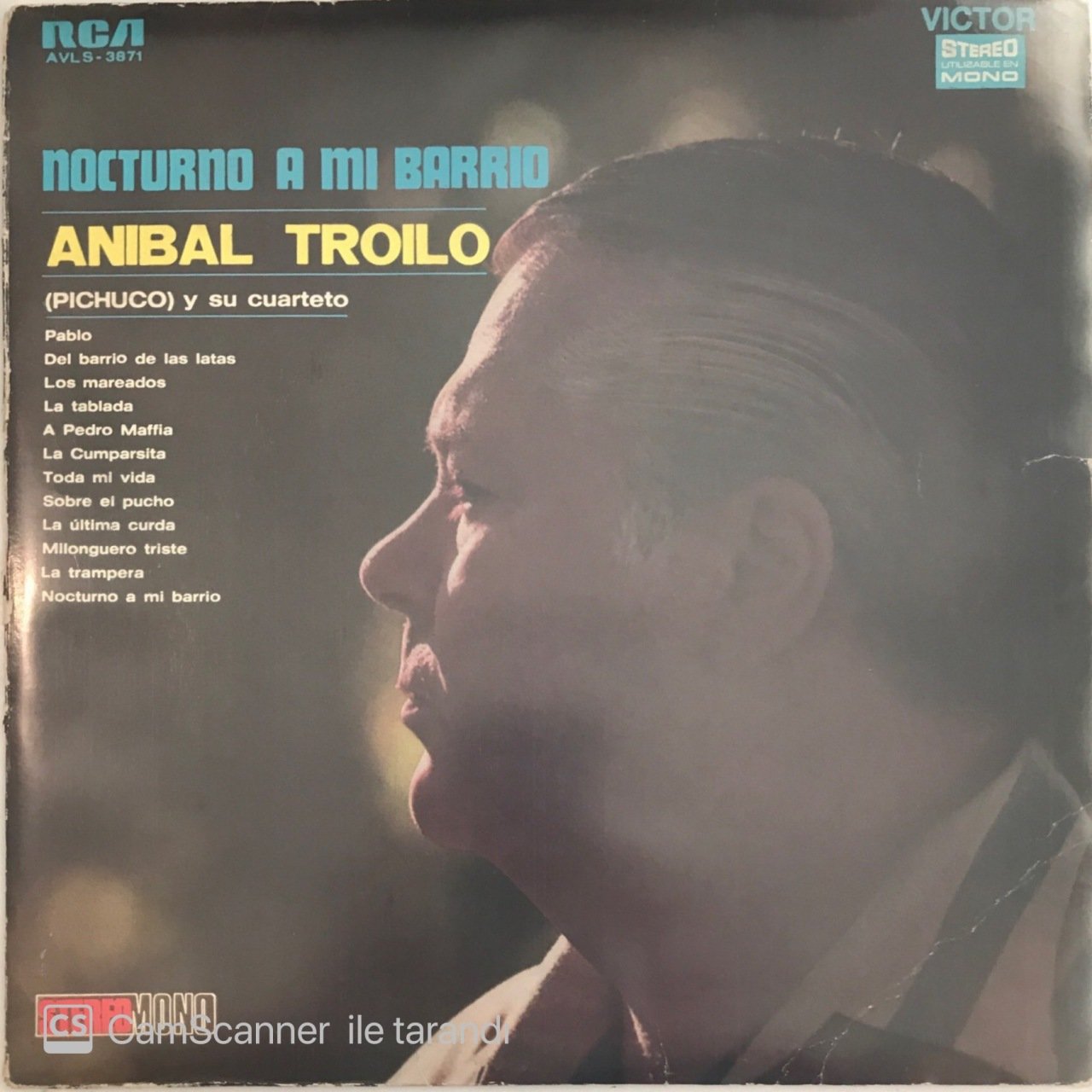 Nocturno A Mi Barrio Anibal Troilo LP