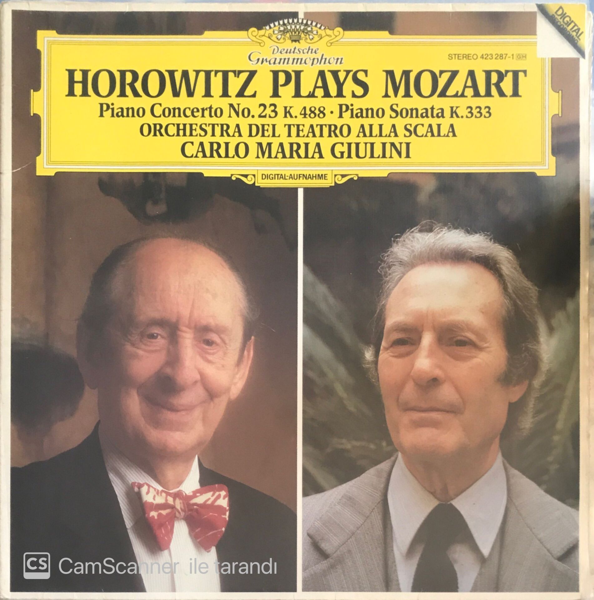 Horowitz Plays Mozart LP