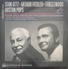Stan Getz & Arthur Fiedler At Tanglewood LP