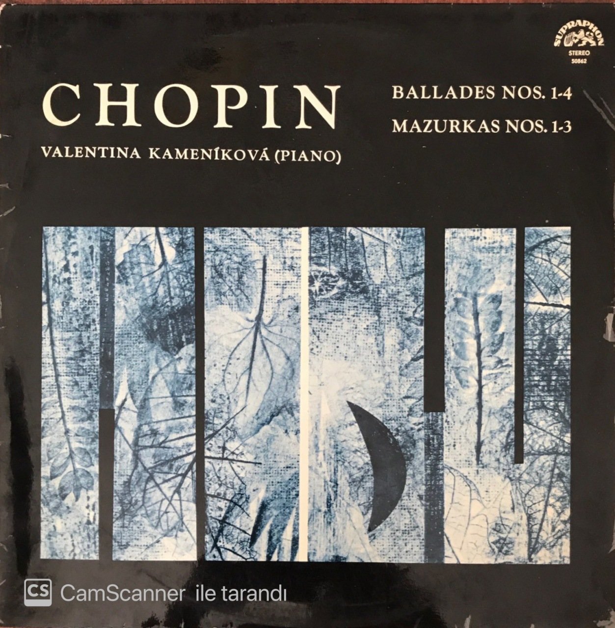 Frederick Chopin Ballades Nos. 1-4 Mazurkas Nos. 1-3 LP