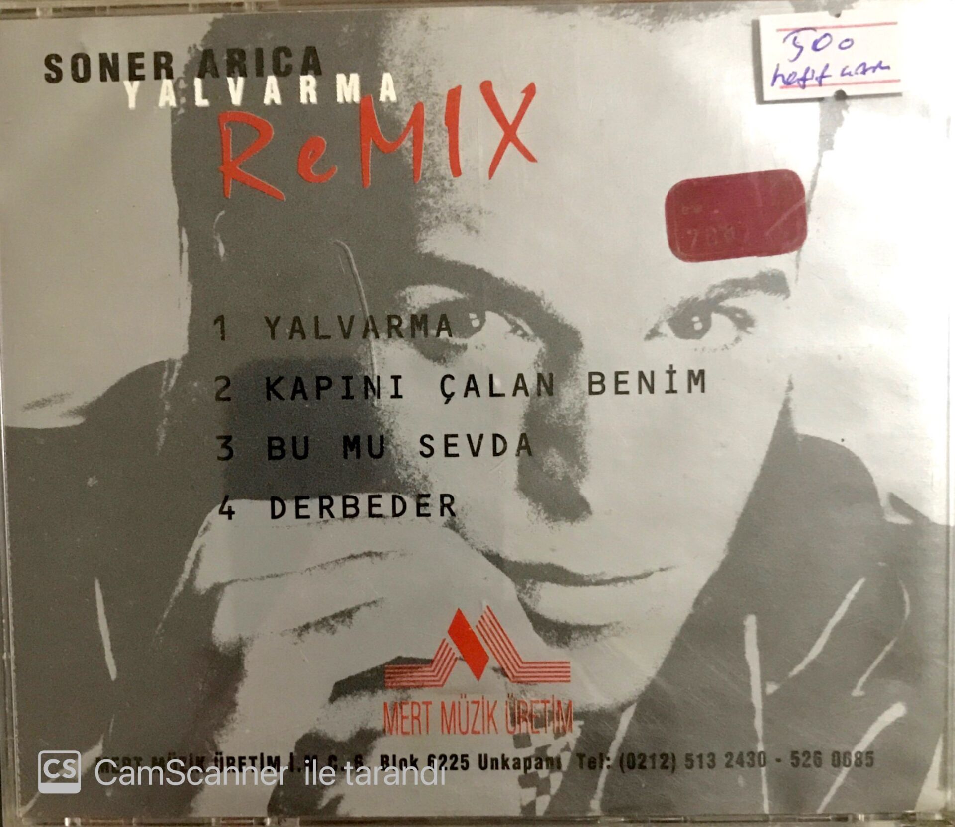 Soner Arıca - Yalvarma remix CD Plak Satın Al