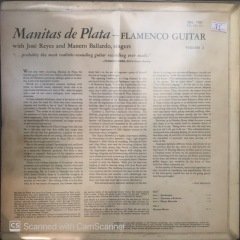 Manitas De Plata Flamenco Guitar LP