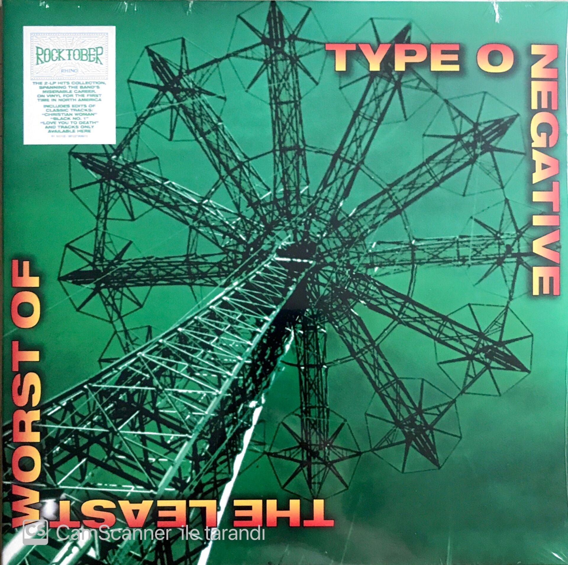 Type 0 Negative - The Least Worst Of  - LP