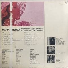 Maria Creusa Interpreta A Los Grandes Maestros De Samba LP