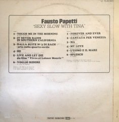 Fausto Papetti Sexy Slow With Tina LP