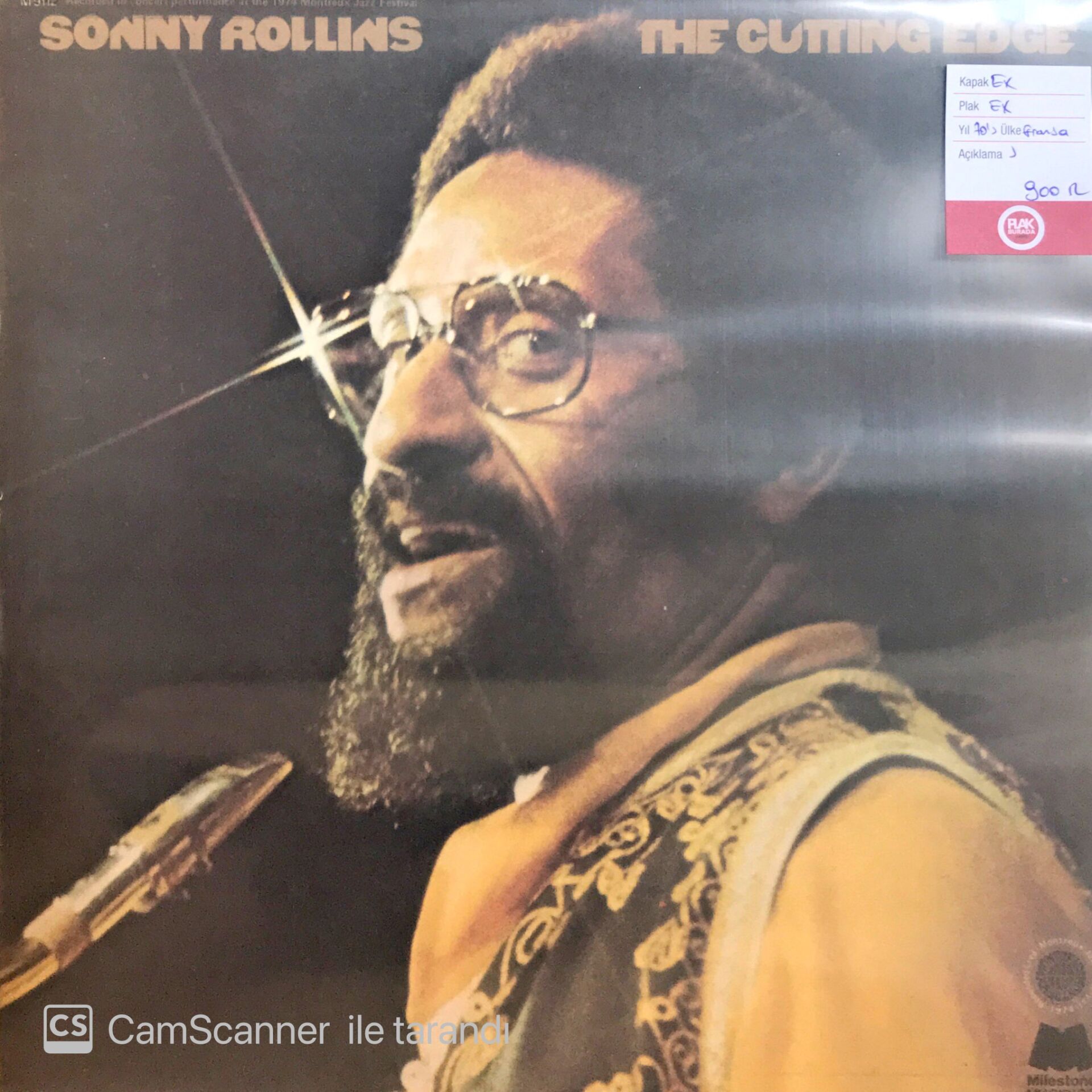 Sonny Rollins / The Cutting Edge LP