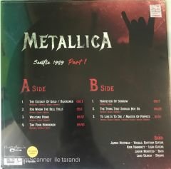 Metallica Seattle 1989 Part 1 LP