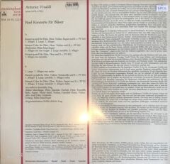 A. Vivaldi - Fünf Konzerte Für Blaser LP