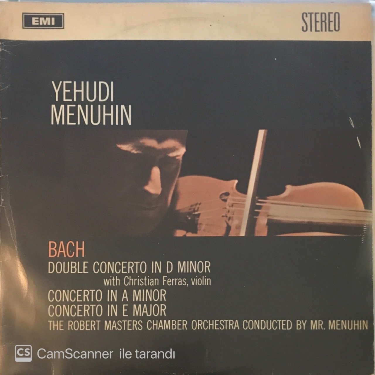 Yehudi Menuhin Bach Double Concerto In D Minor LP