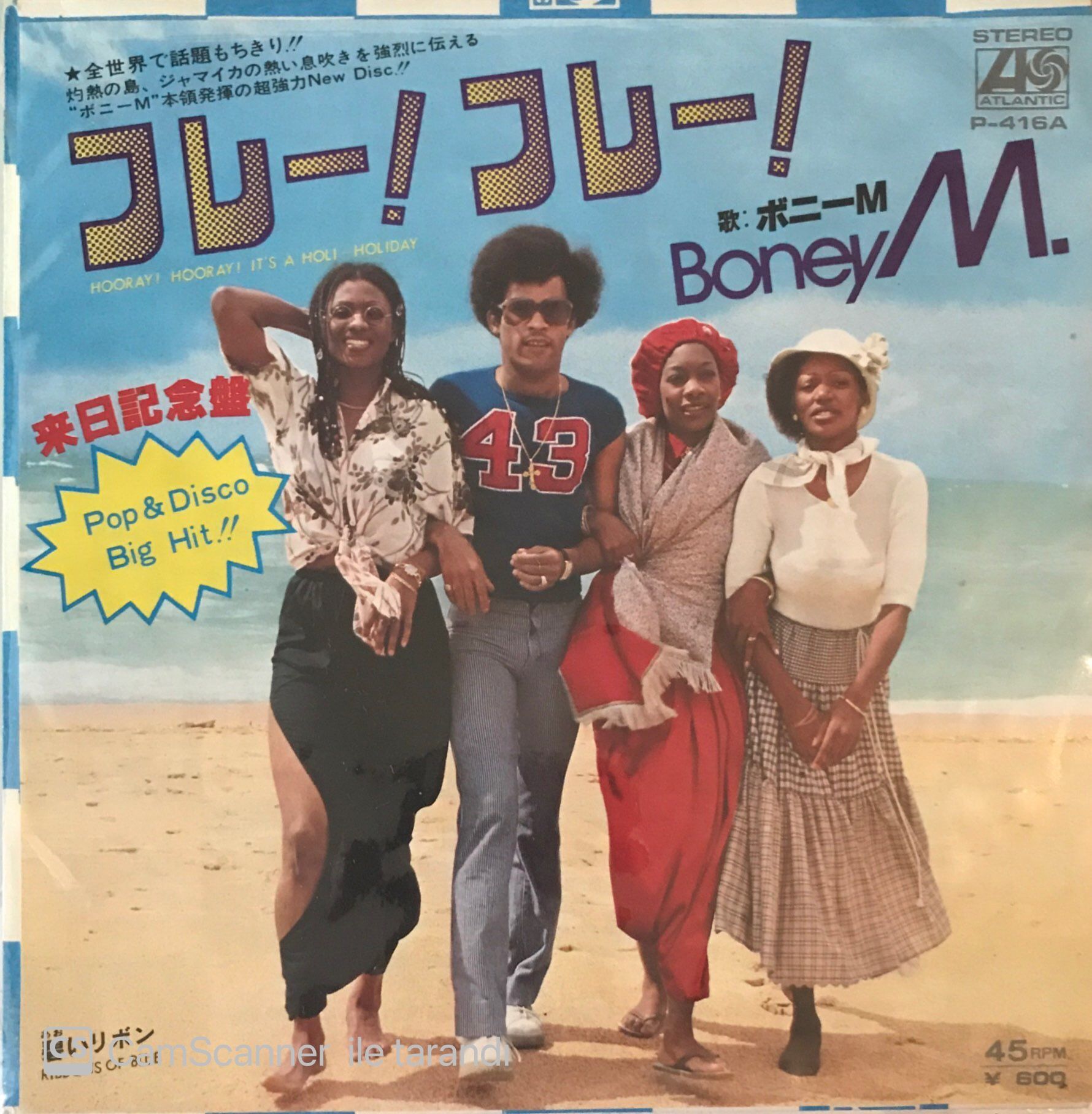 Boney M. Hooray! Hooray! It's A Holı- Holıday Japon Baskı 45lik